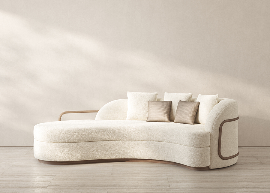 bancci curva sofa